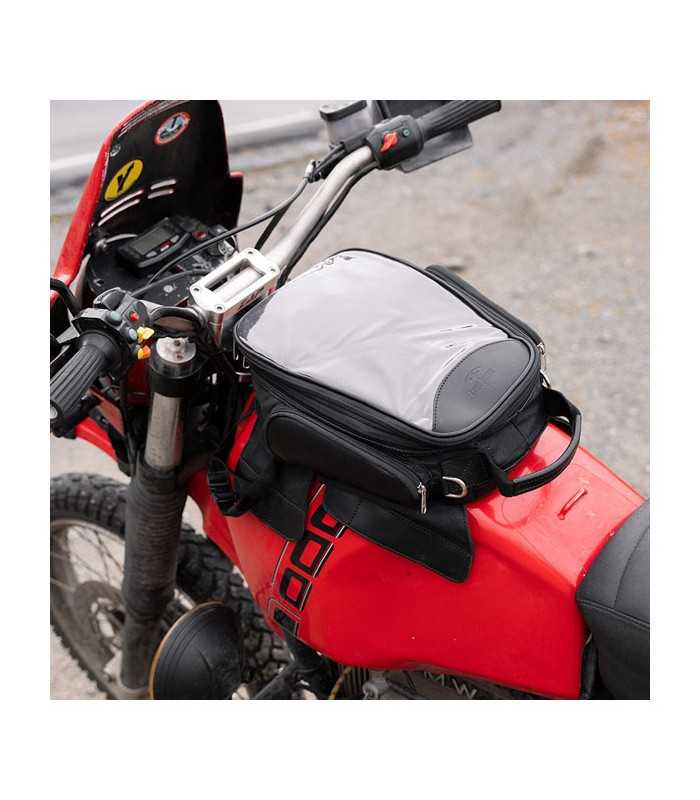 LONGRIDE HERITAGE WAXED CANVAS TANK BAG noir