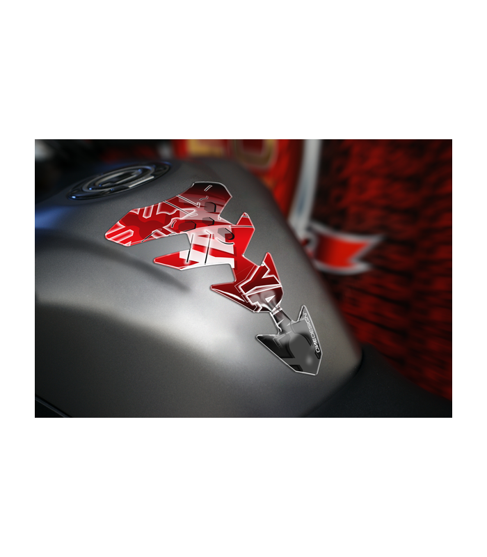 ONEDESIGN UNIVERSAL TANK PAD Yamaha red