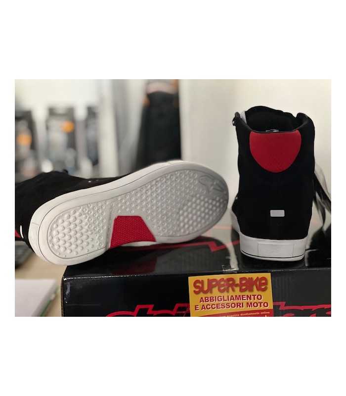 Scarpe moto Alpinestars Chrome nere bianche
