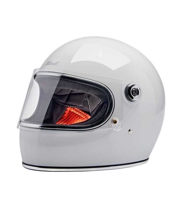 Biltwell Gringo S gloss white helmet