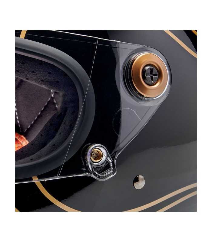 Biltwell Gringo S gloss black flames helm