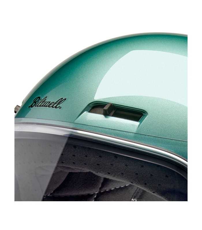 Biltwell Gringo SV metallic sea foam helmet