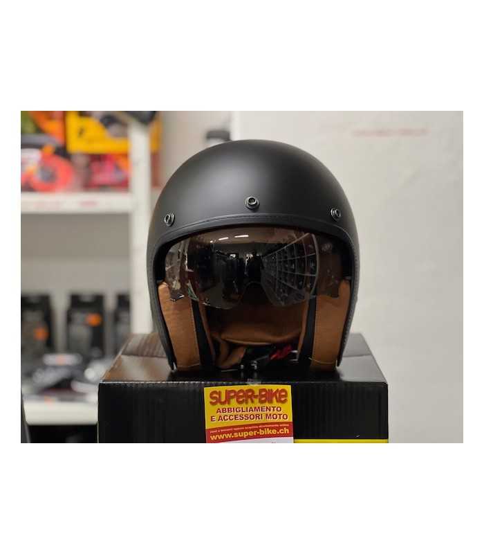 Jet Scorpion Belfast Evo Luxe black matt helmet
