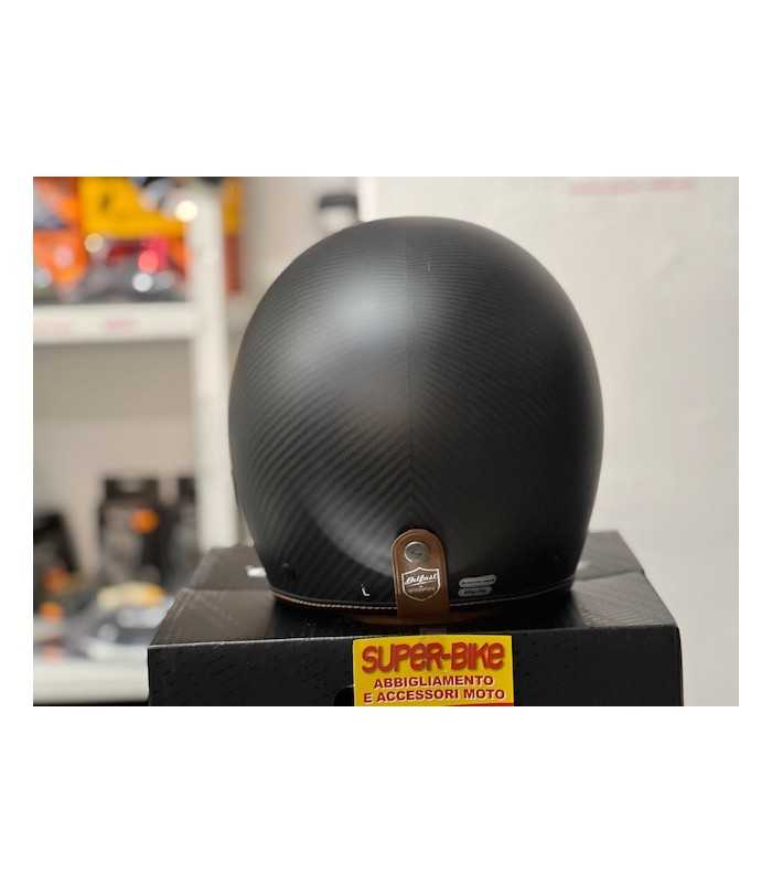 Casco jet Scorpion Belfast Evo carbon opaco
