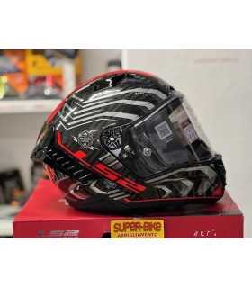 LS2 FF805 Thunder C Sputnik carbon red helmet