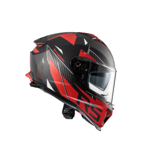 Casque Premier Typhoon RS 92 BM noir rouge matt