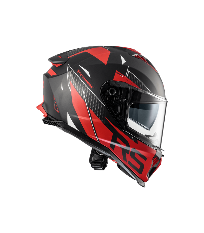 Premier Typhoon RS 92 BM black red matt helmet