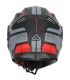 Acerbis Serel flip up helmet black red matt