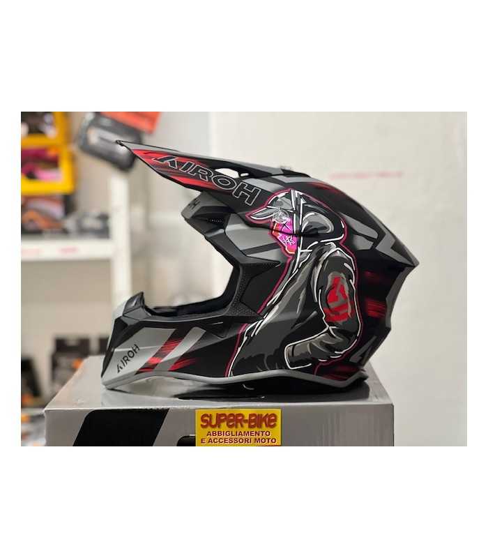 Airoh Wraaap Cyber rot matt