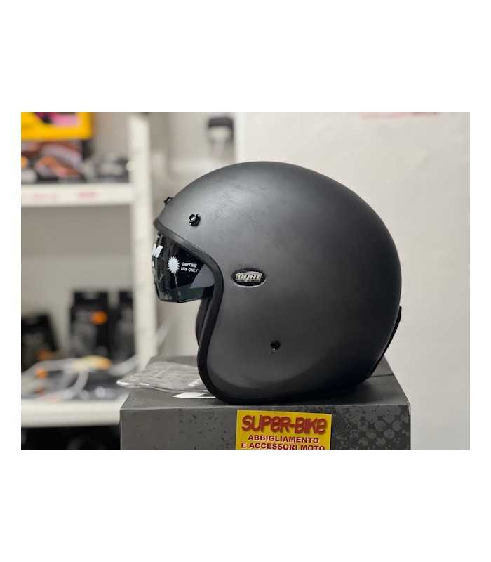 Cgm Porto matt grau Faser Jet Helm