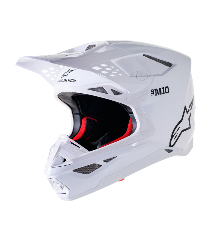 Alpinestars Supertech M10 carbon mx white helmet