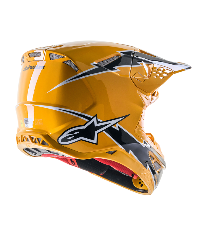 Cross Helm Alpinestars Supertech M10 Ampress gelb