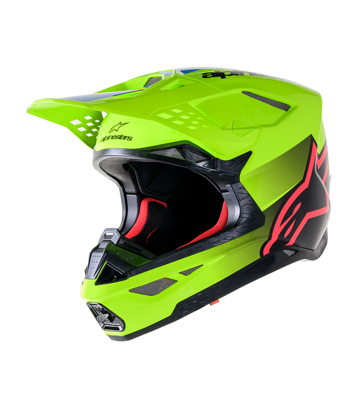 Casco cross Alpinestars Supertech M10 Unit giallo