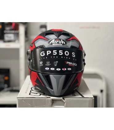 Airoh Gp 550 S Wander black red helmet