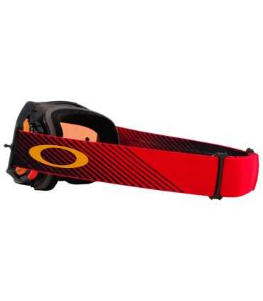 Oakley Airbrake MX Goggle Red Flow Prizm MX Torch Lens