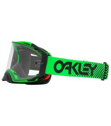 Oakley Airbrake MX Goggle Moto Green B1B Clear Lens