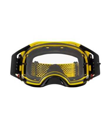 Oakley Airbrake MX Goggle Moto Yellow B1B Clear Lens