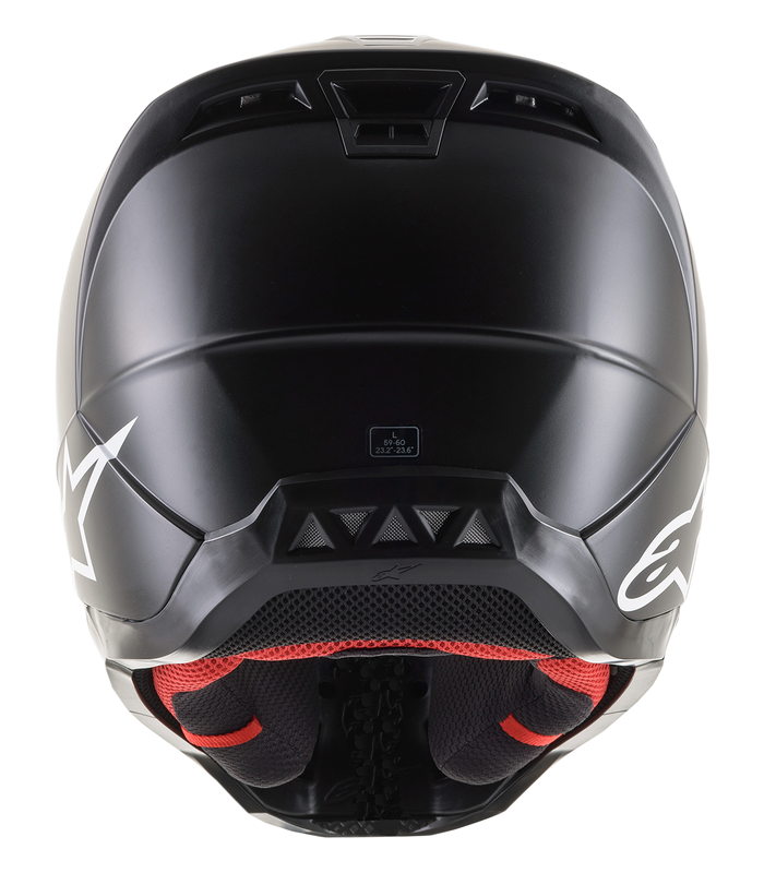 Casco motocross Alpinestars SM5 nero opaco