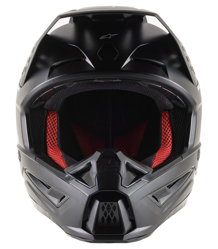 Casco motocross Alpinestars SM5 nero opaco