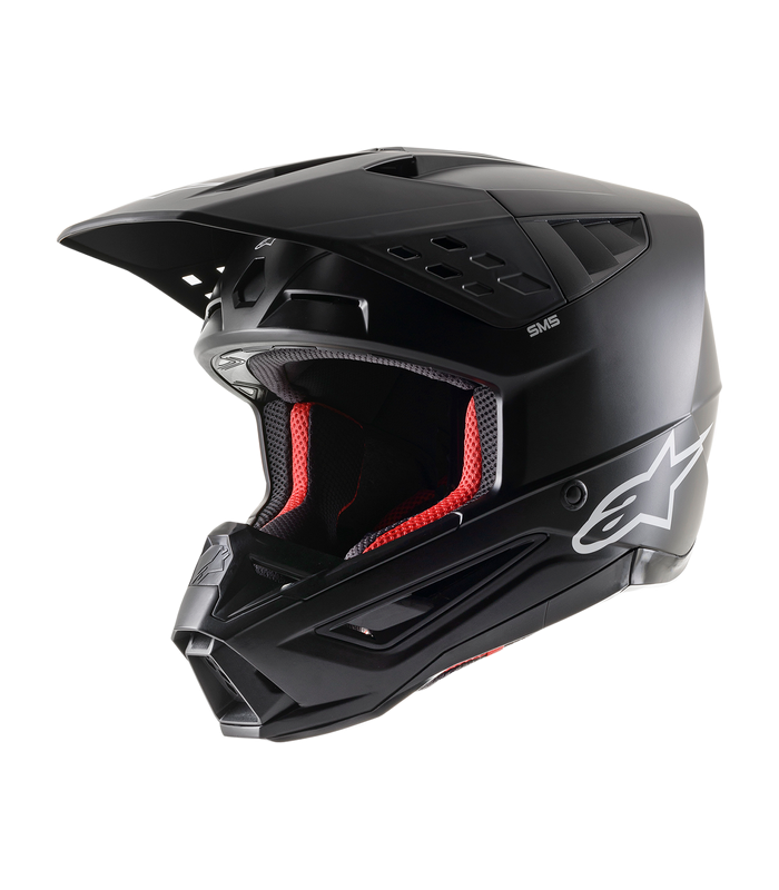 Casco motocross Alpinestars SM5 nero opaco