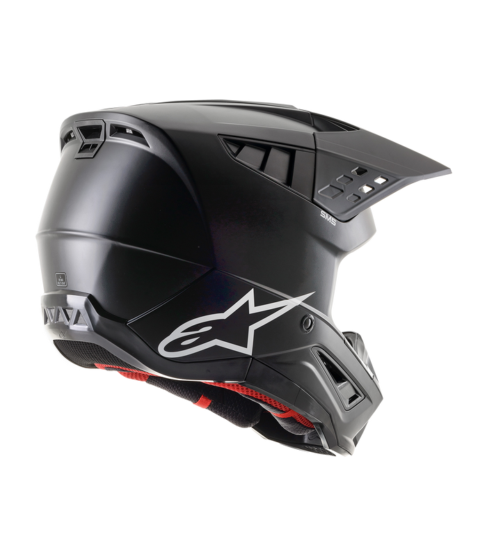 Casco motocross Alpinestars SM5 nero opaco