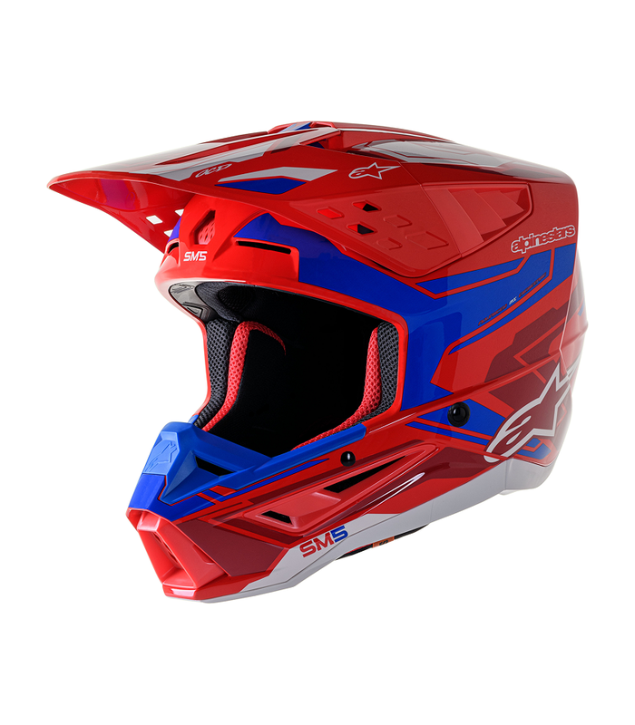 Alpinestars SM5 Action rot Motocross Helm
