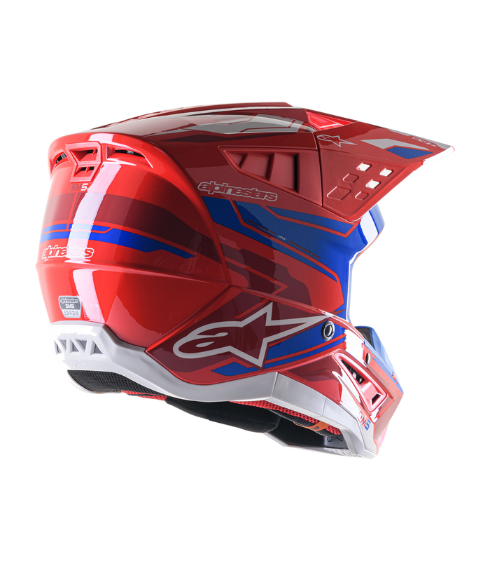Alpinestars SM5 Action red cross helmet