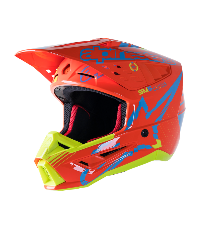 Alpinestars SM5 Action orange  cross helmet