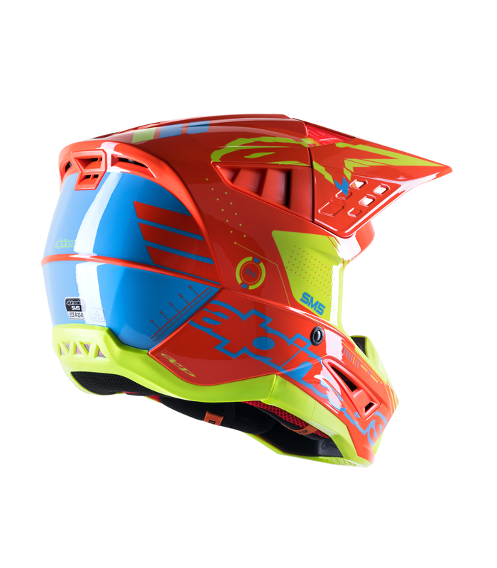 Alpinestars SM5 Action orange  cross helmet