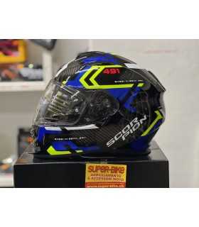 Scorpion Exo 491 Spin black blue helmet