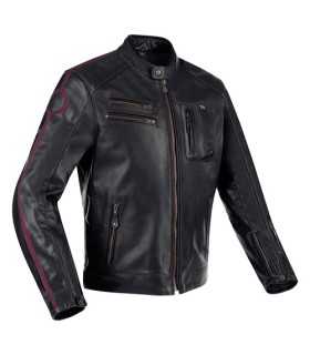 Veste en cuir Segura Devon noir