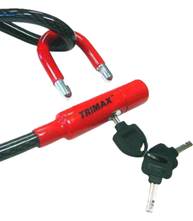 TRIMAX Trimaflex™ LOCK-CABLE & U-LOCK 72" 2