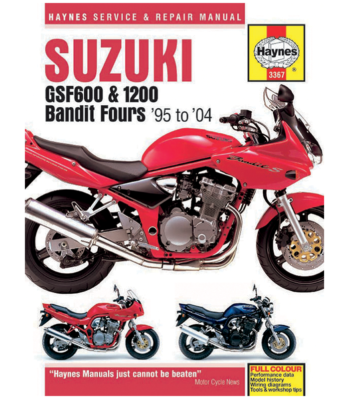 Haynes riparation manual Suzuki Bandit