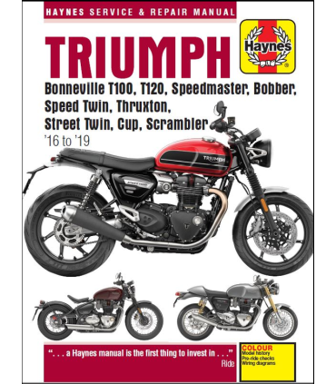 Haynes manuel reparation Triumph T100, T120, Speedmaster, Thruxton