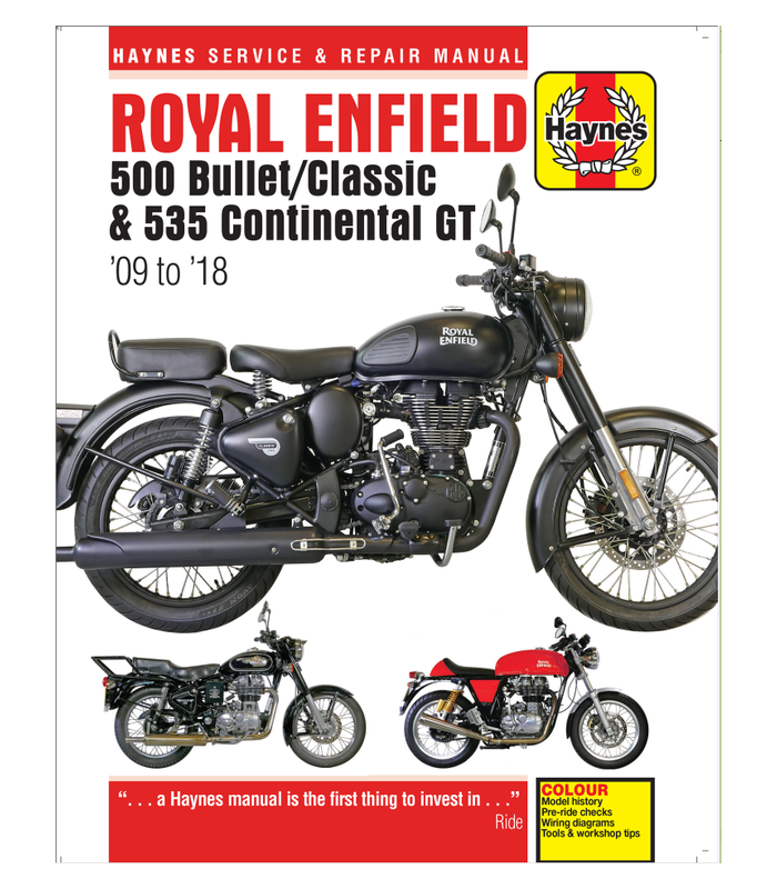 Haynes riparation manual Royal Enfield Continental GT