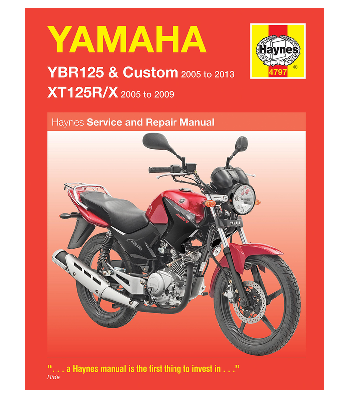 Haynes riparation manual Yamaha YBR125/XTI25R/X