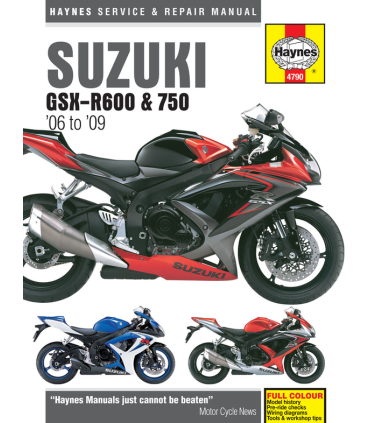 Haynes manuale riparazione Suzuki Gsx-r 600/750