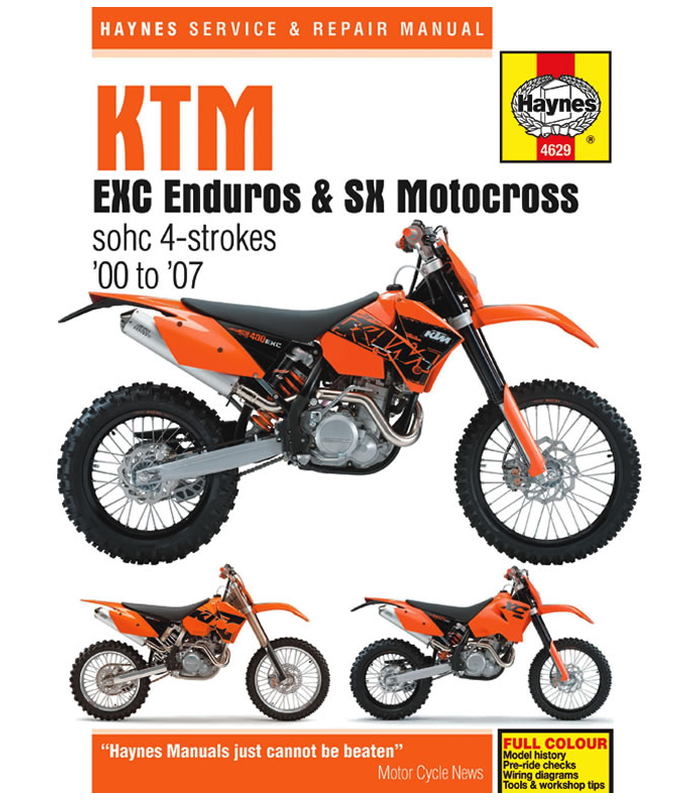 Haynes riparation manual KTM EXC