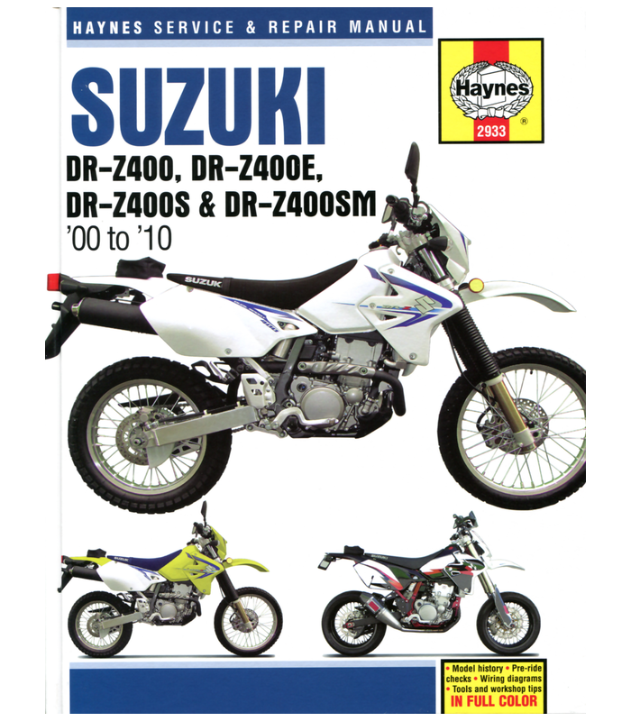 Haynes riparation manual Suzuki DR