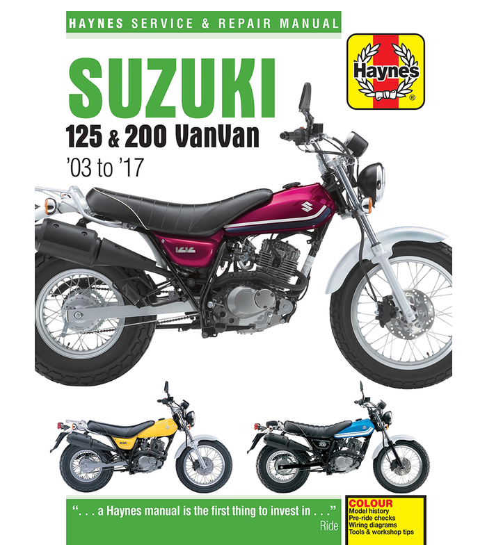 Haynes riparation manual Suzuki VanVan