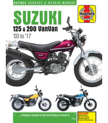 Haynes manuale riparazione Suzuki VanVan
