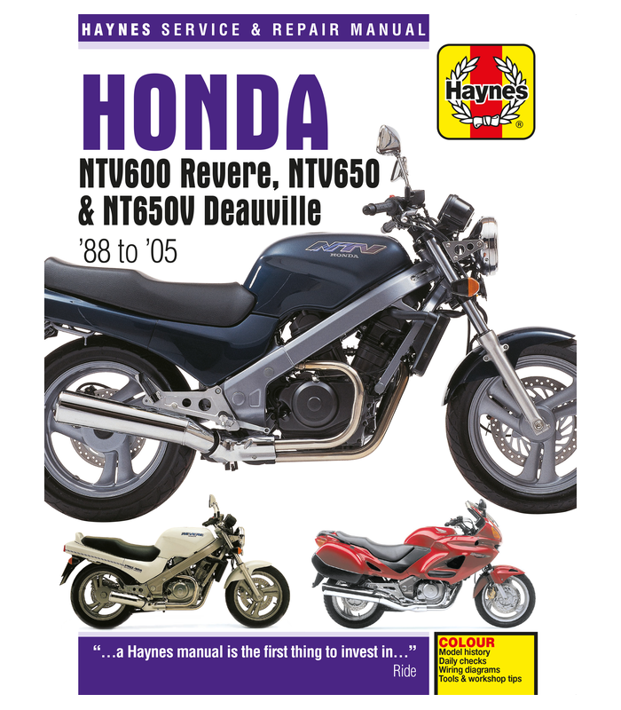 Haynes riparation manual Honda NTV 600/650