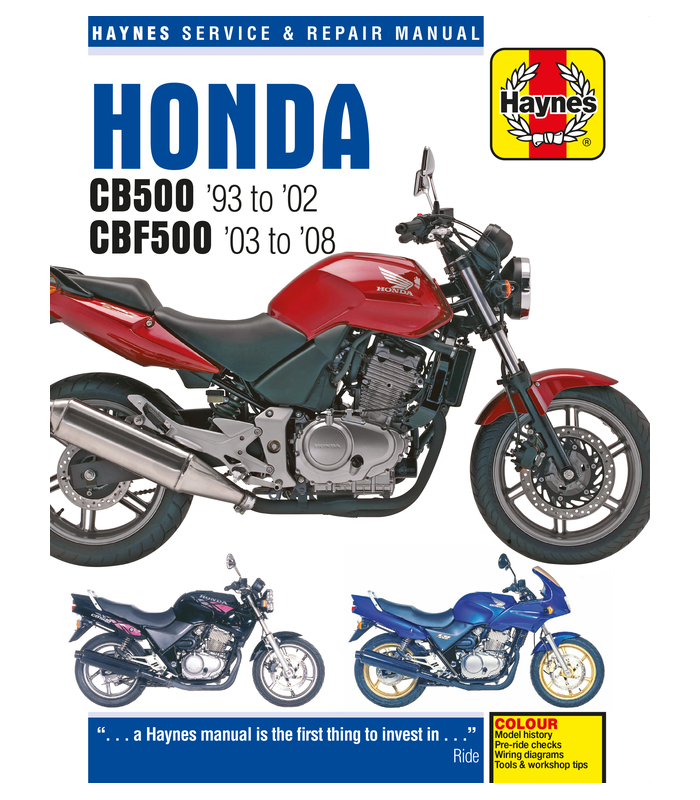 Haynes manuale riparazione Honda CB 500