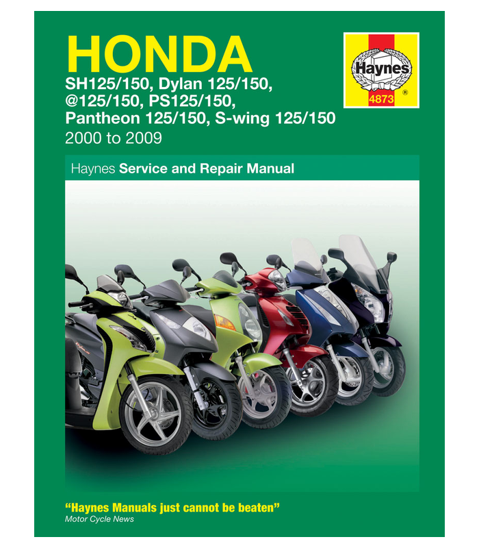 Haynes riparation manual Honda SH/Dylan/PS/Pantheon