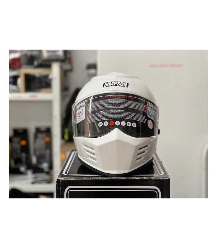 Simpson Venom 22.06 White helmet