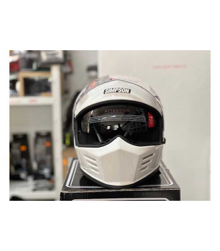Casque Simpson Venom 22.06 blanc