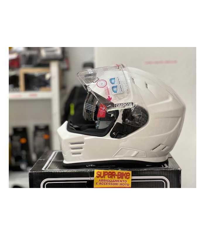 Casque Simpson Venom 22.06 blanc