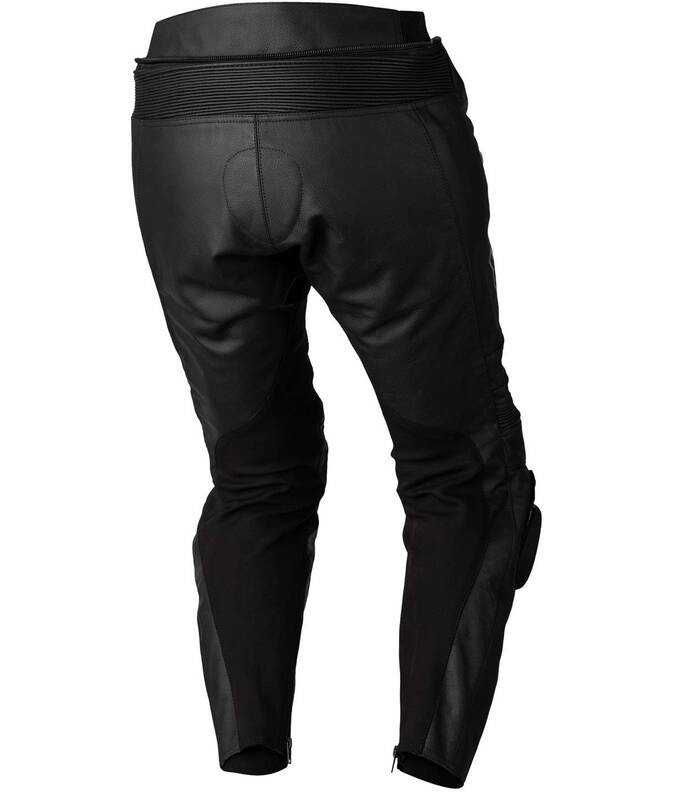 RST S-1 black motorcycle leather pants
