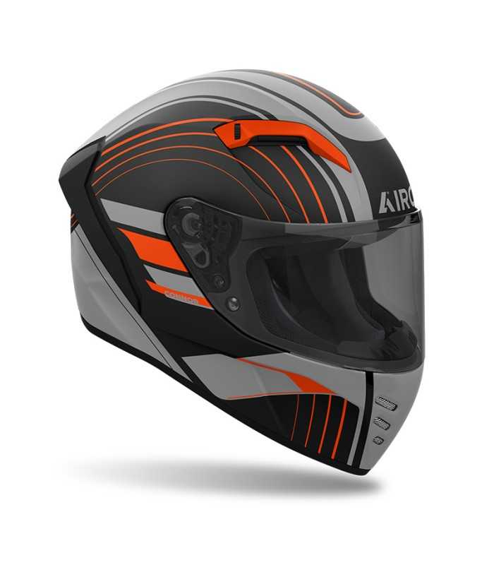 Casco Airoh Connor Achieve arancione opaco