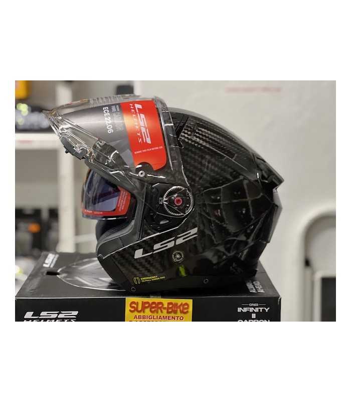 Casque jet LS2 OF603 Infinity 2 carbon